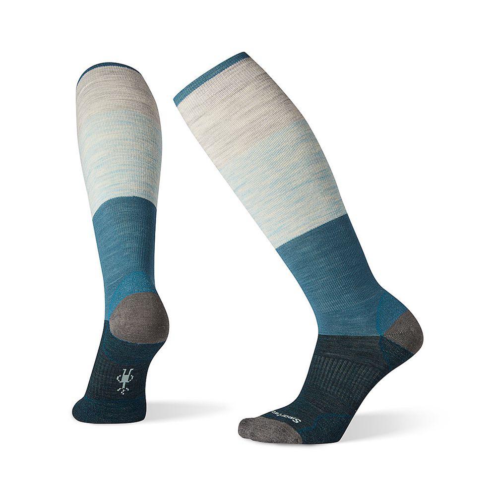 The North Face Smartwool Compression Color Block Over-The-Calf Γυναικεια Κάλτσα - Πρασινο (JGHZ85213